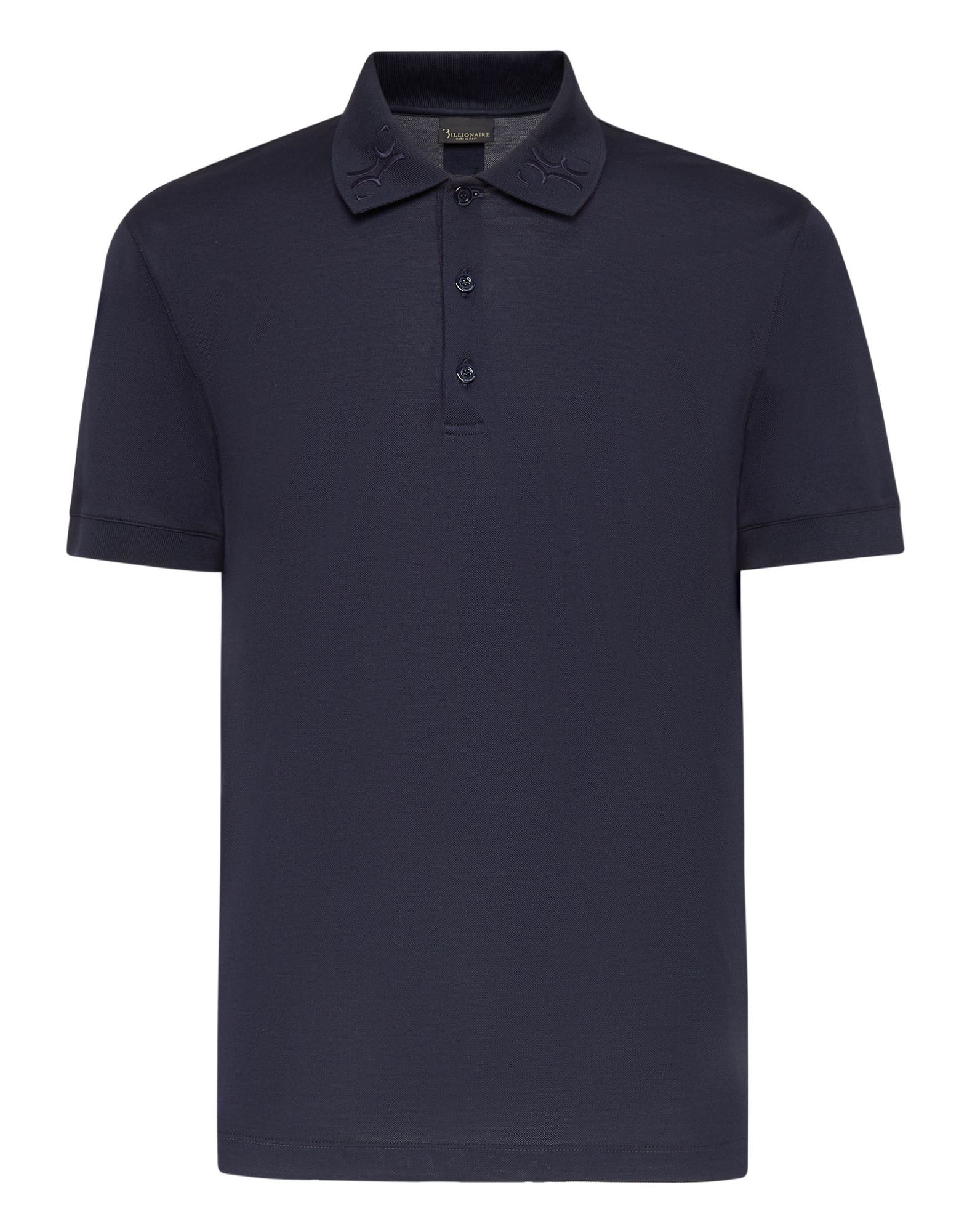 BILLIONAIRE Poloshirt Herren Blau von BILLIONAIRE