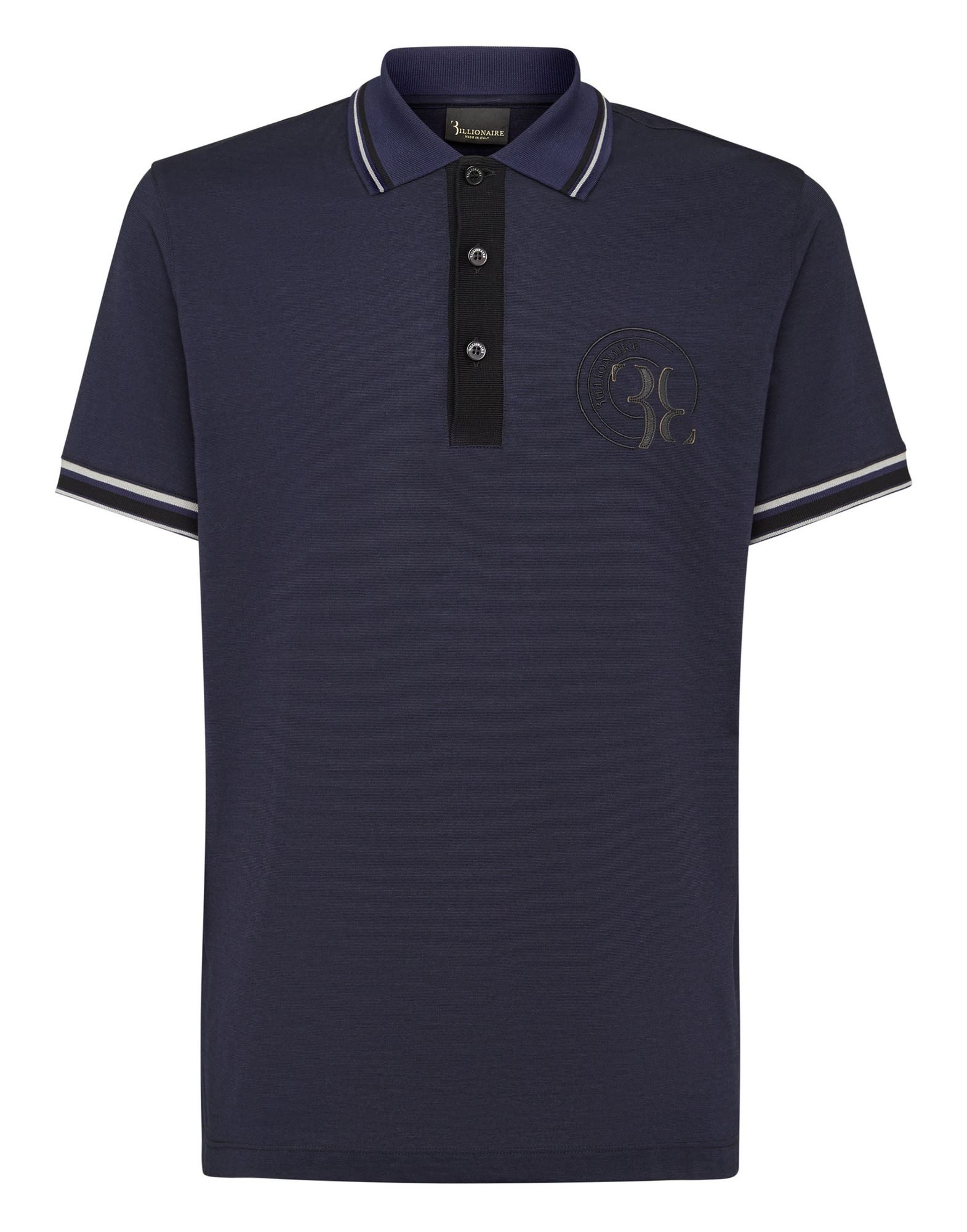 BILLIONAIRE Poloshirt Herren Blau von BILLIONAIRE