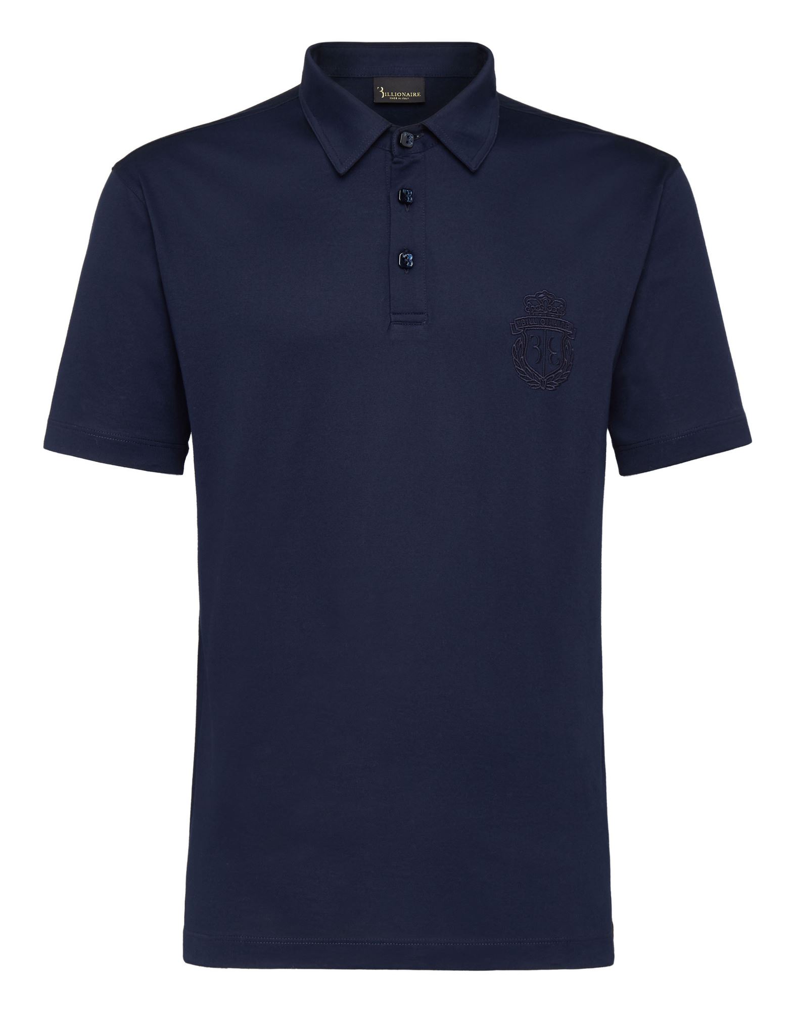 BILLIONAIRE Poloshirt Herren Blau von BILLIONAIRE