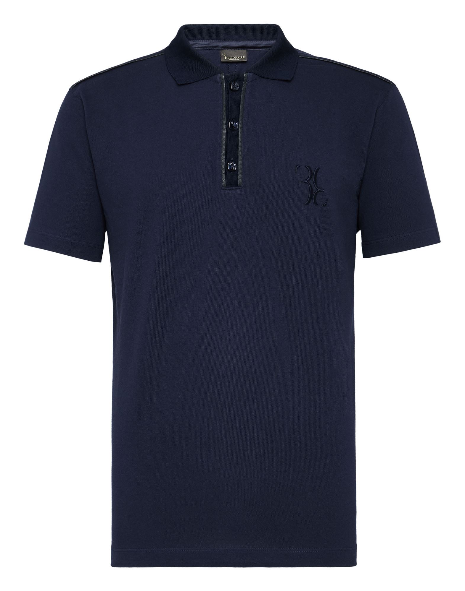 BILLIONAIRE Poloshirt Herren Blau von BILLIONAIRE