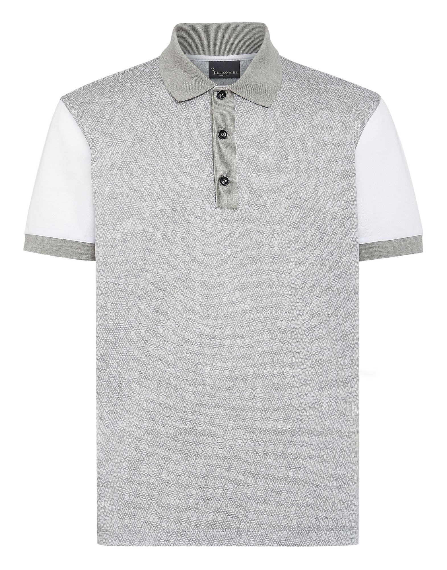 BILLIONAIRE Poloshirt Herren Grau von BILLIONAIRE