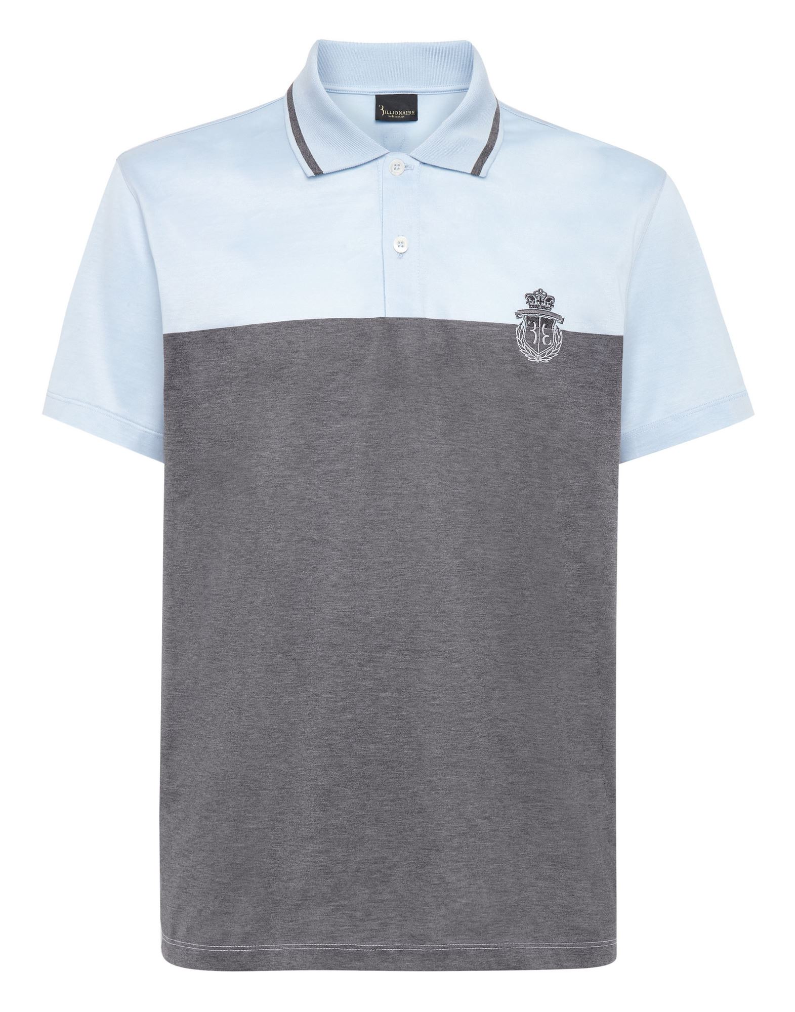 BILLIONAIRE Poloshirt Herren Hellblau von BILLIONAIRE