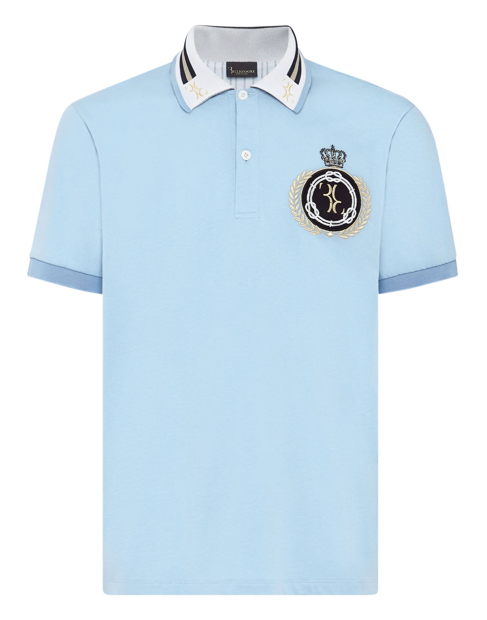 BILLIONAIRE Poloshirt Herren Hellblau von BILLIONAIRE