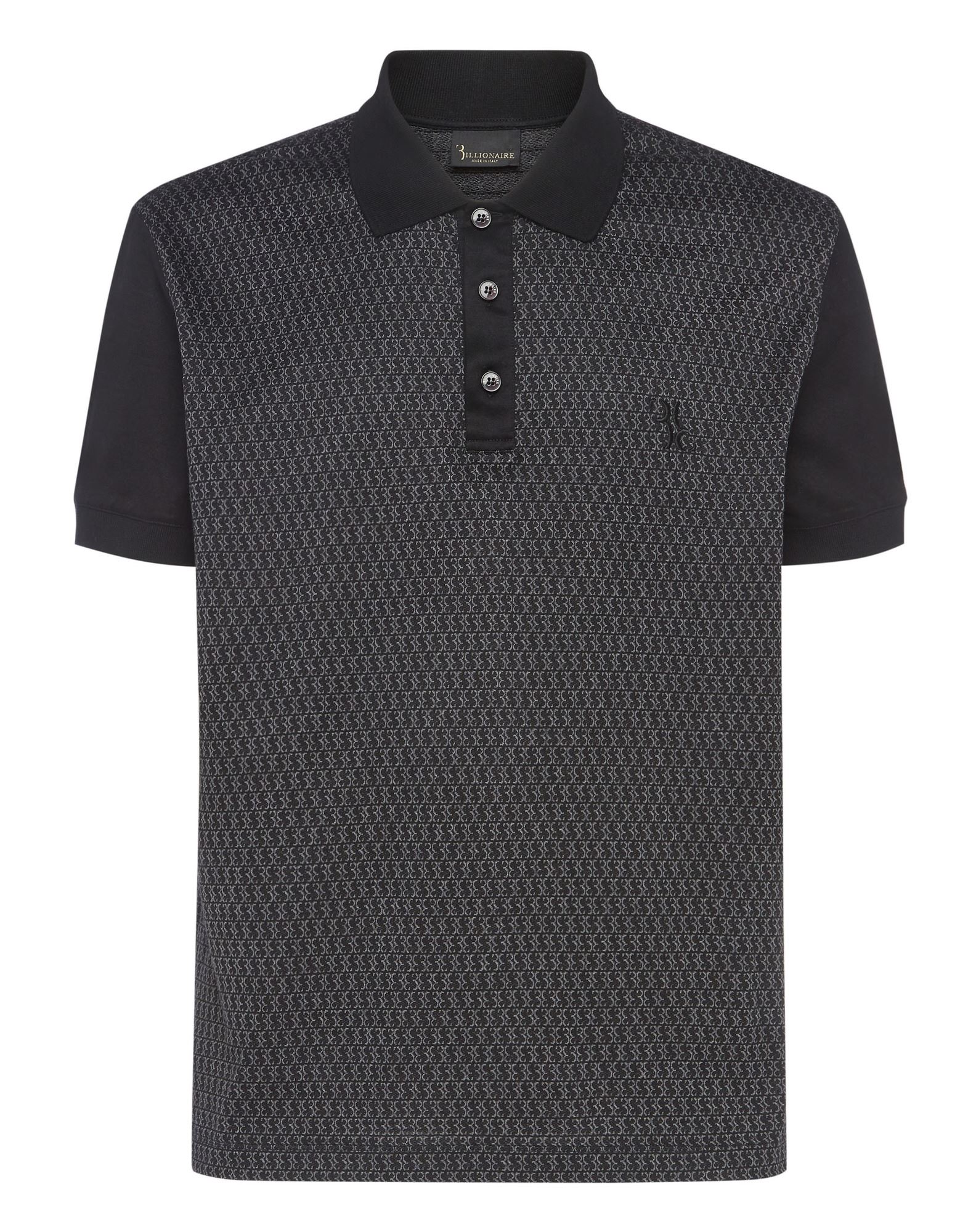 BILLIONAIRE Poloshirt Herren Schwarz von BILLIONAIRE