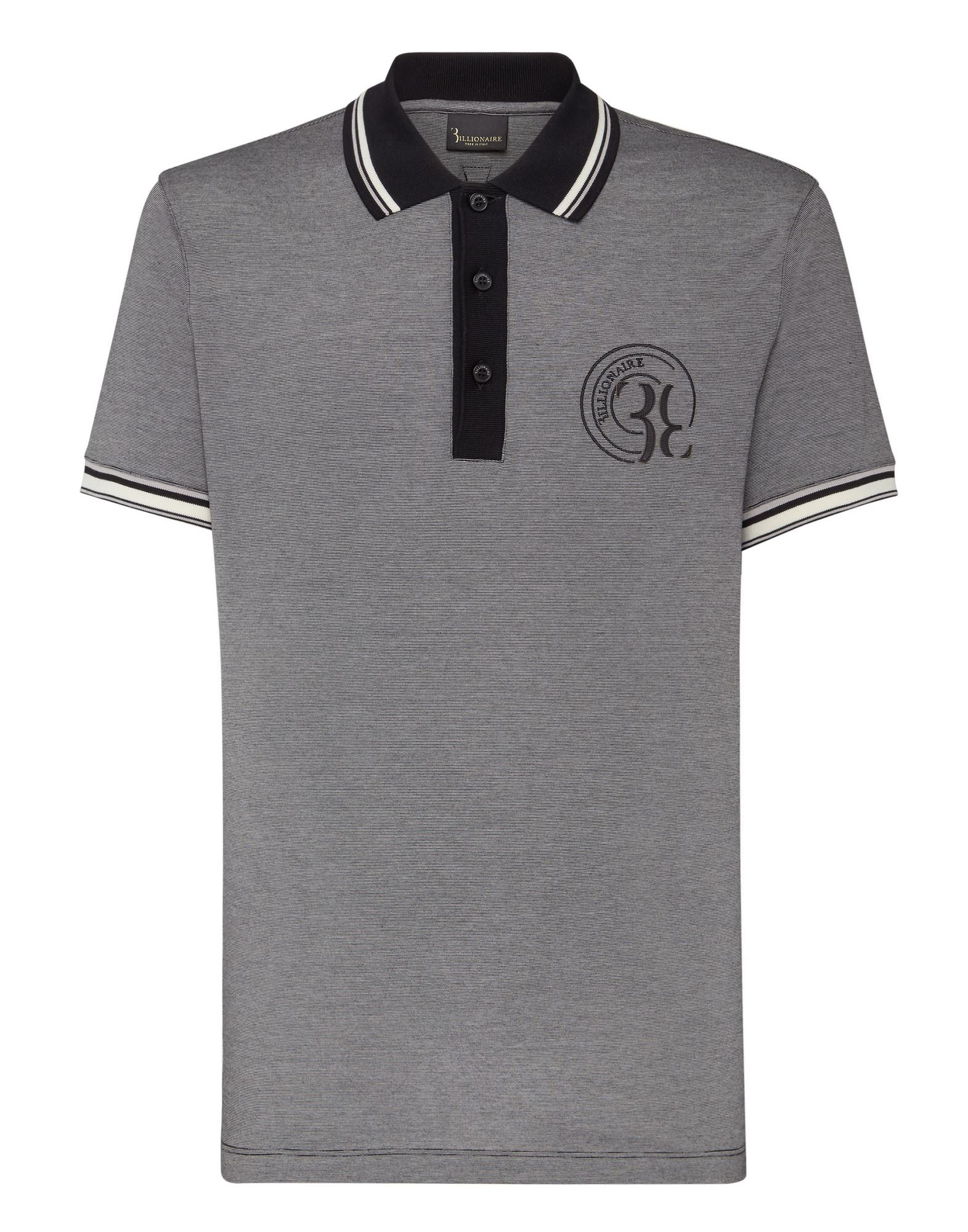 BILLIONAIRE Poloshirt Herren Schwarz von BILLIONAIRE