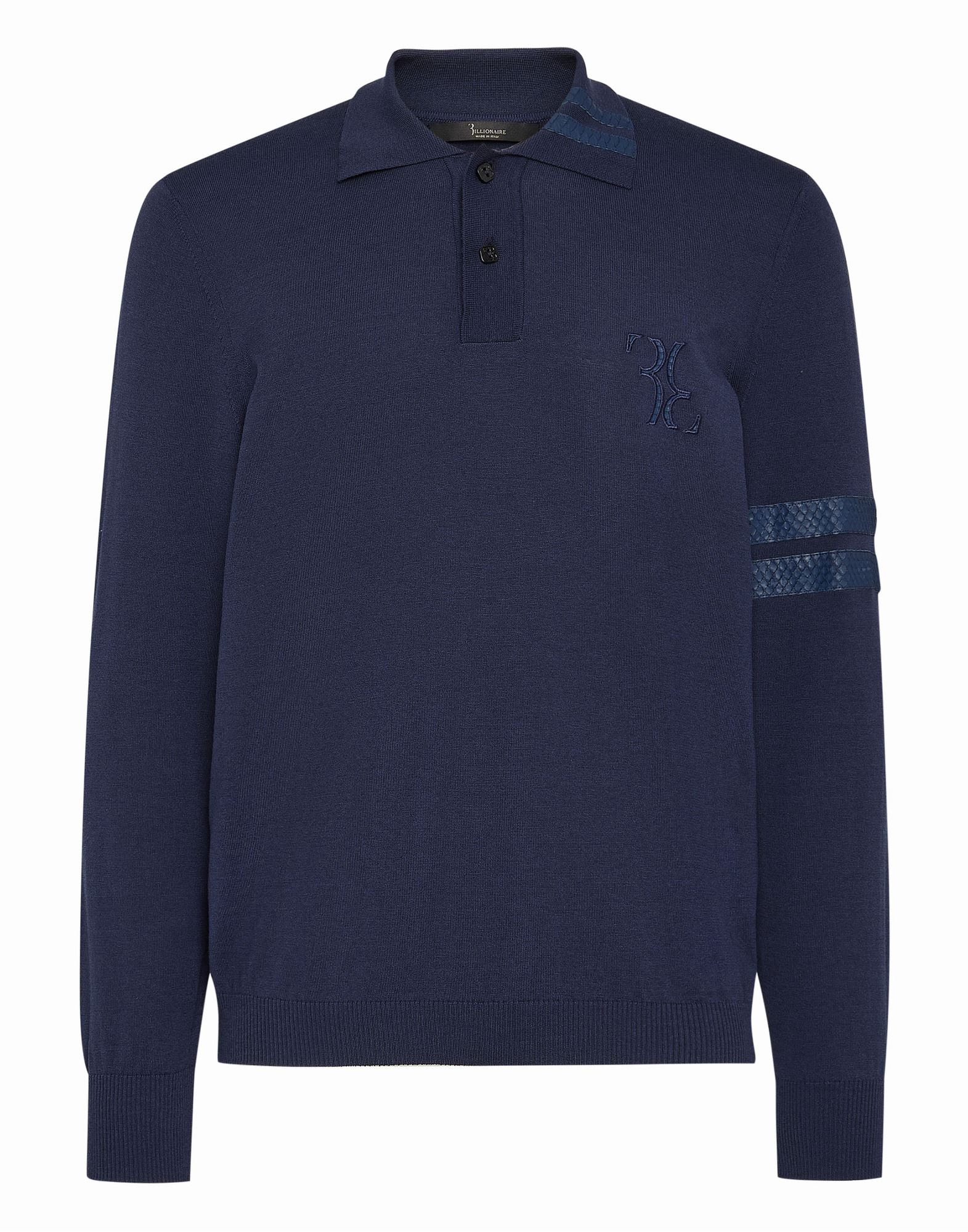 BILLIONAIRE Pullover Herren Blau von BILLIONAIRE