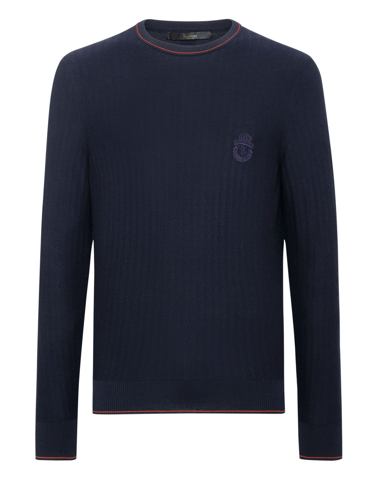 BILLIONAIRE Pullover Herren Blau von BILLIONAIRE