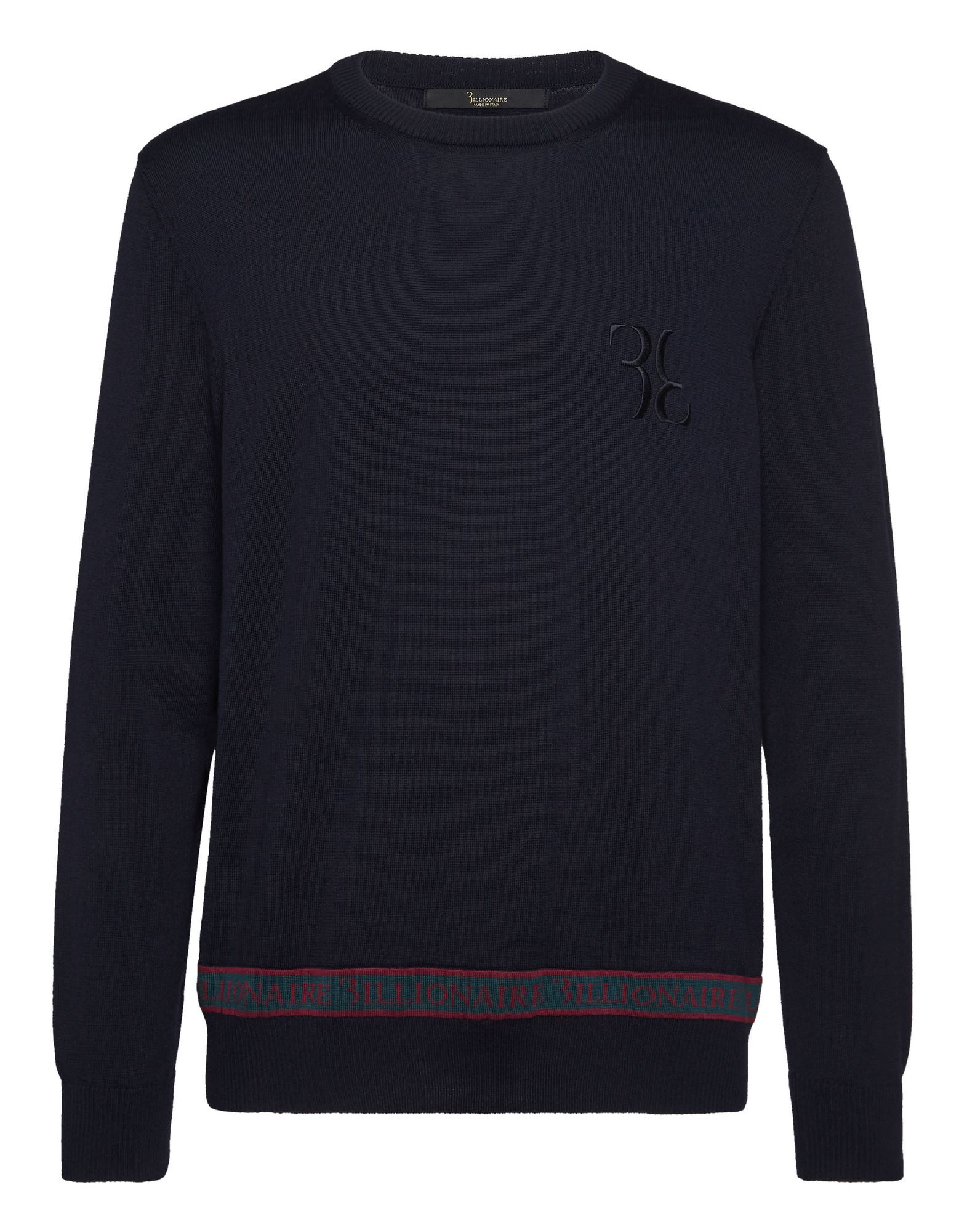 BILLIONAIRE Pullover Herren Blau von BILLIONAIRE