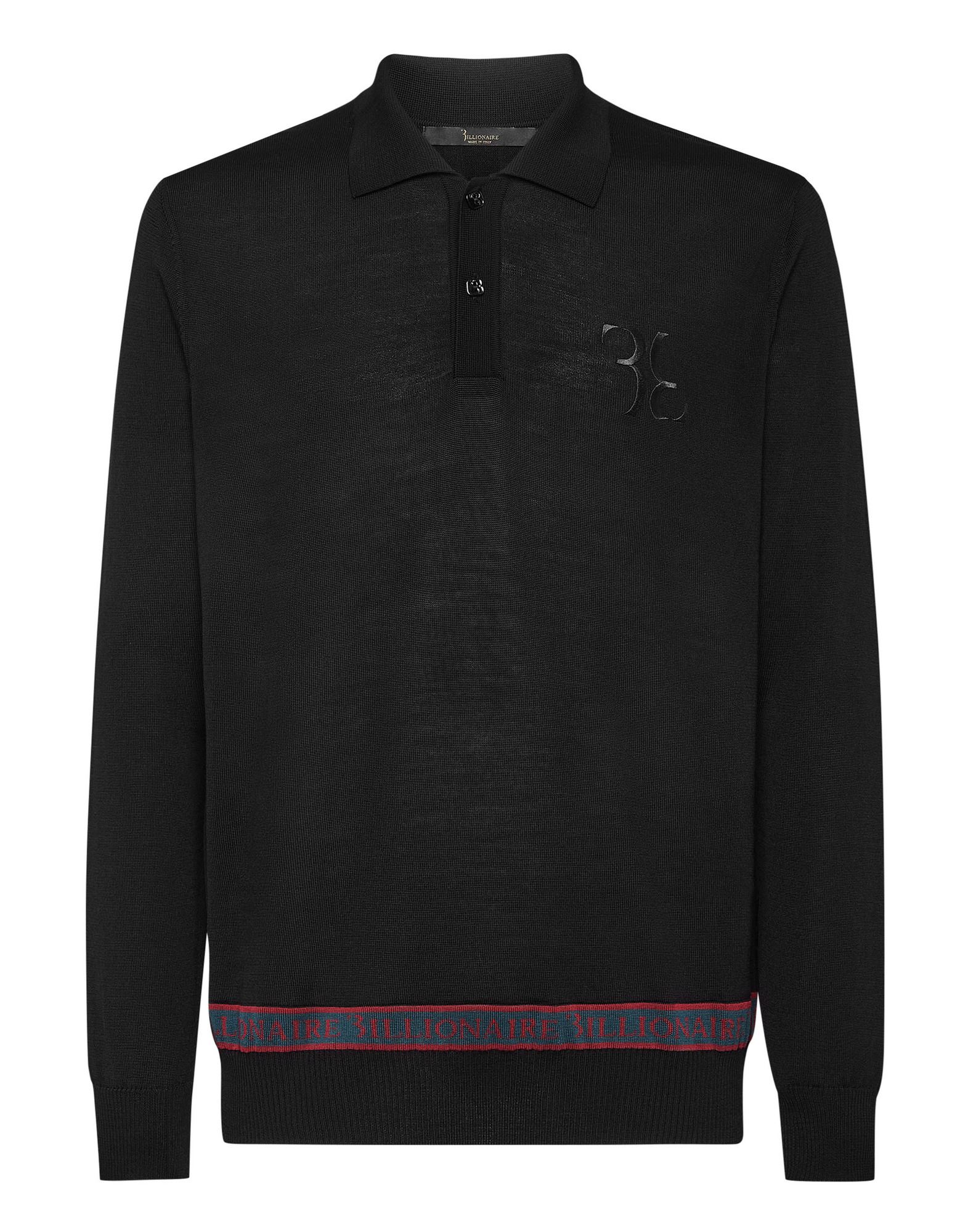 BILLIONAIRE Pullover Herren Schwarz von BILLIONAIRE