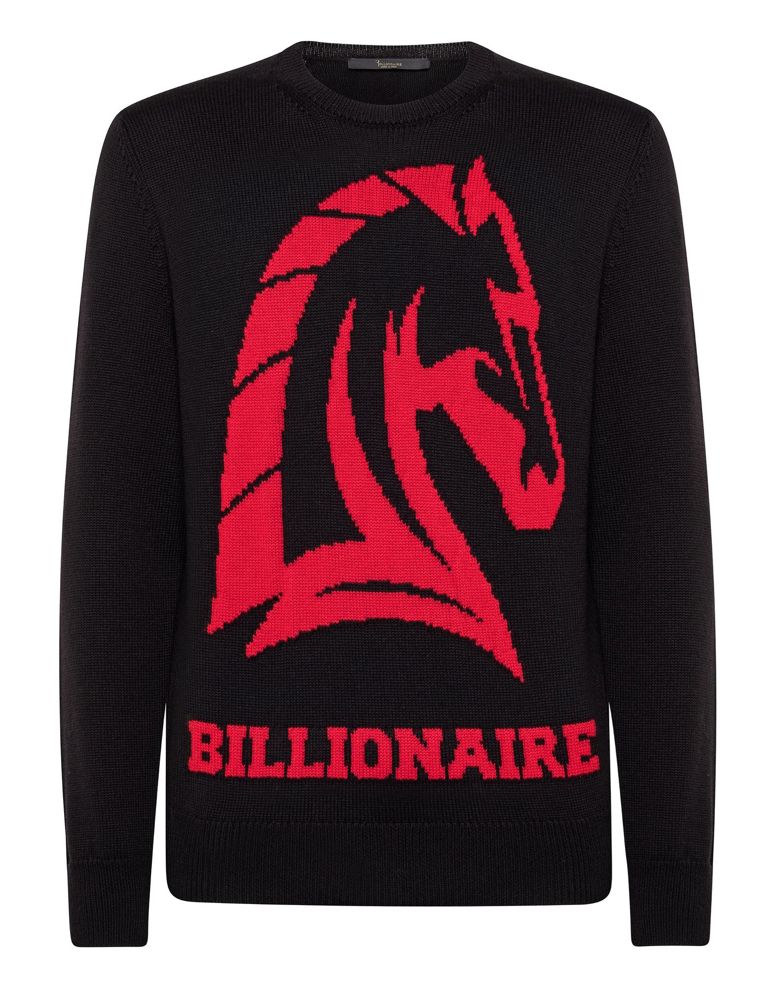 BILLIONAIRE Pullover Herren Schwarz von BILLIONAIRE