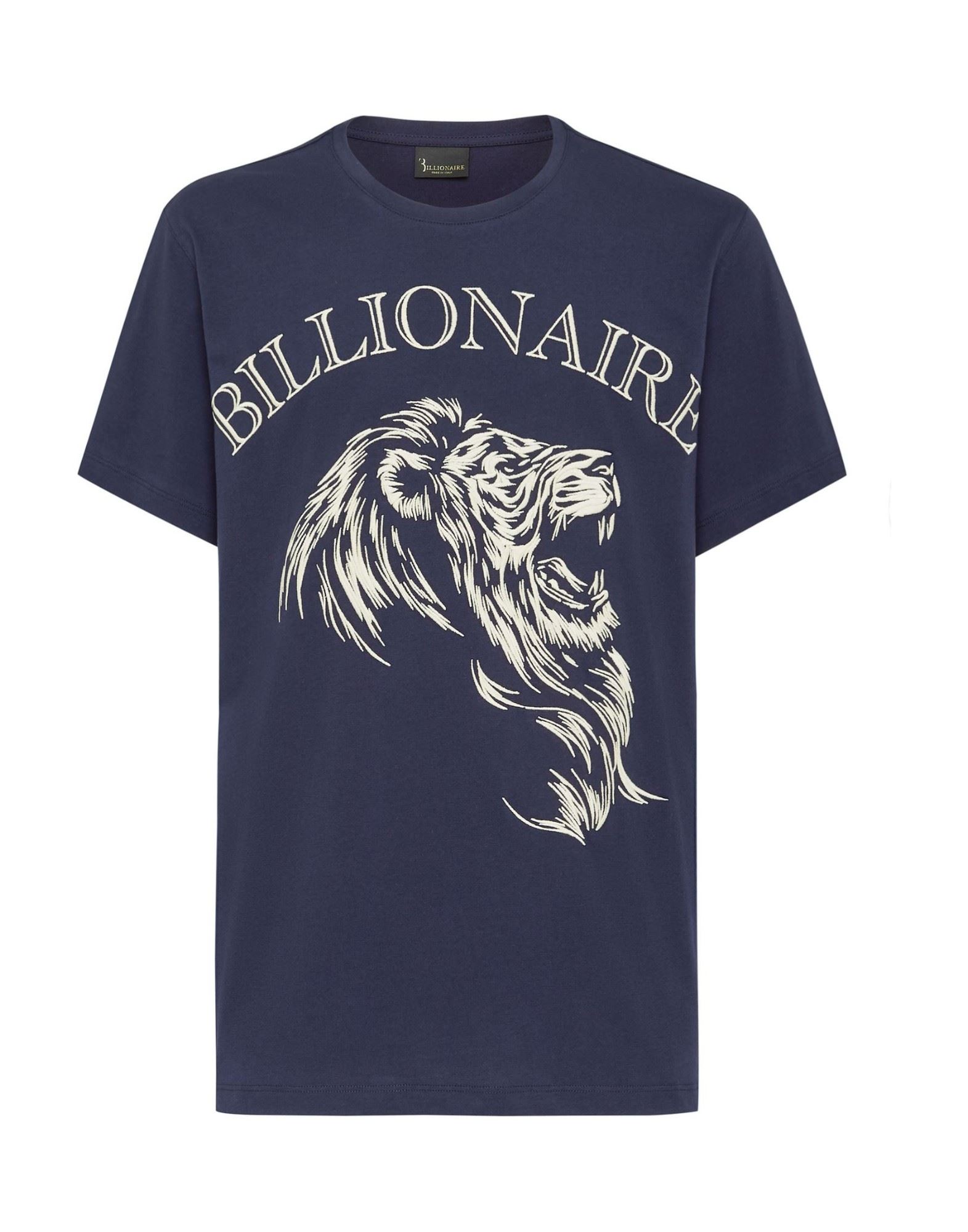 BILLIONAIRE T-shirts Herren Blau von BILLIONAIRE