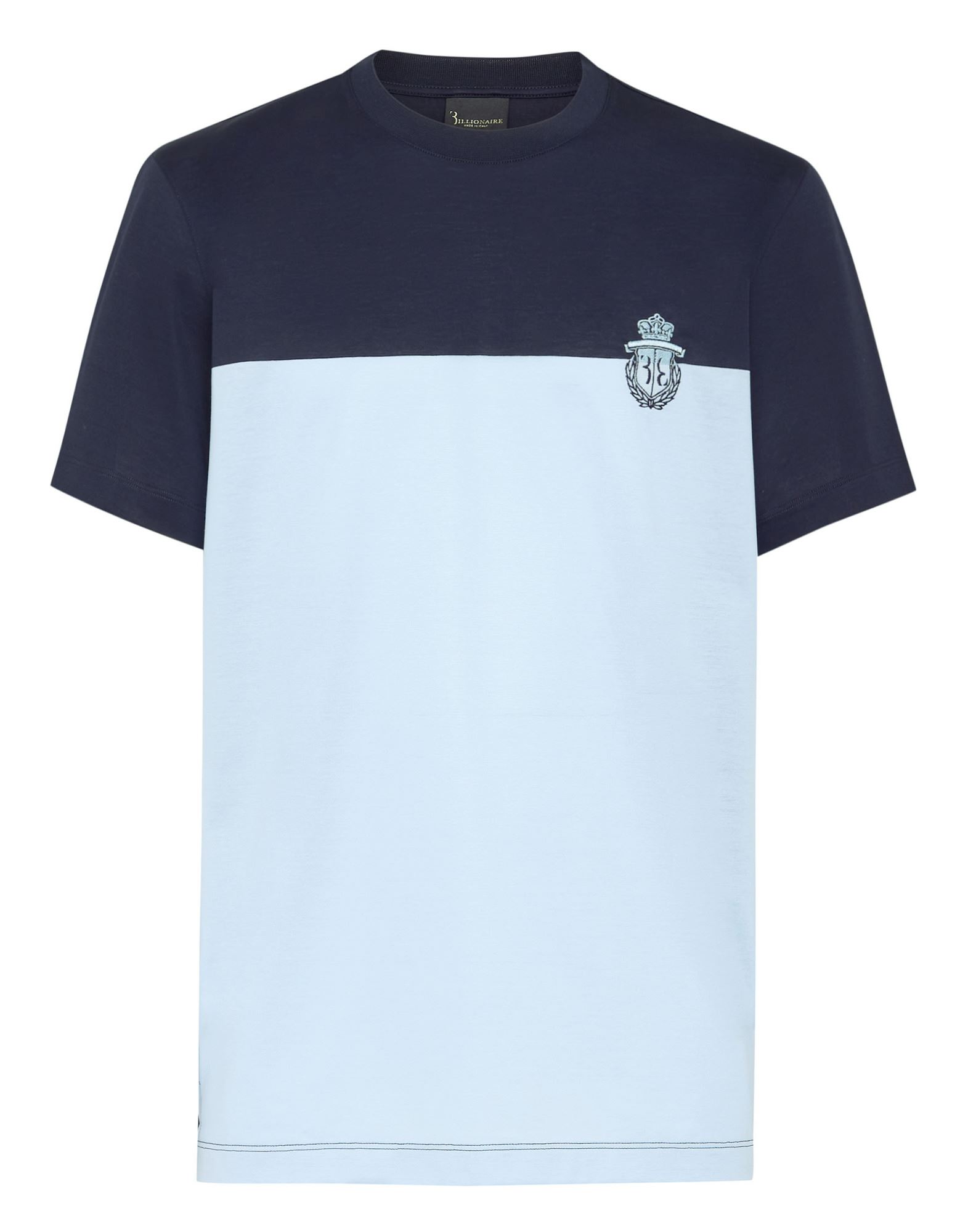 BILLIONAIRE T-shirts Herren Blau von BILLIONAIRE