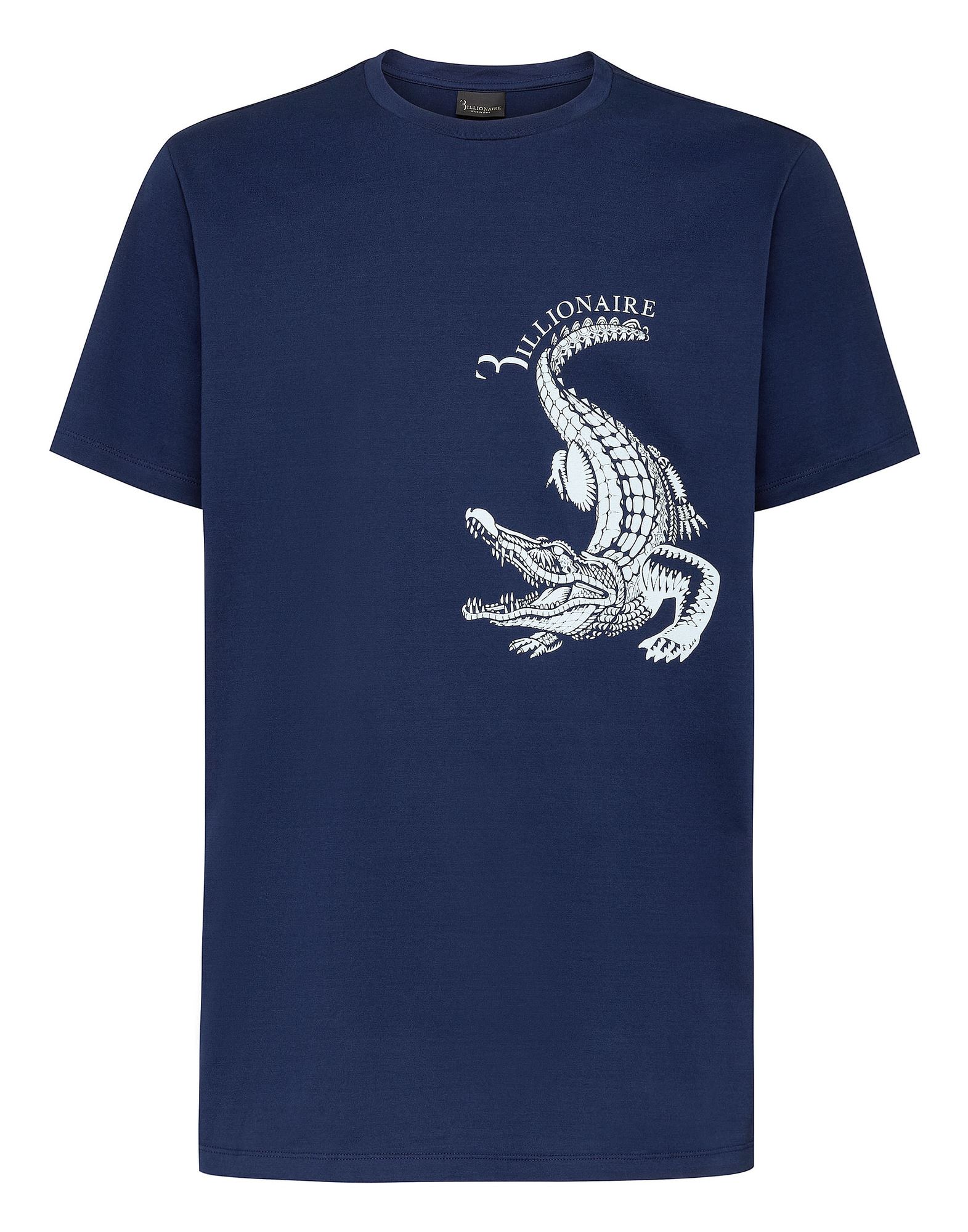 BILLIONAIRE T-shirts Herren Blau von BILLIONAIRE