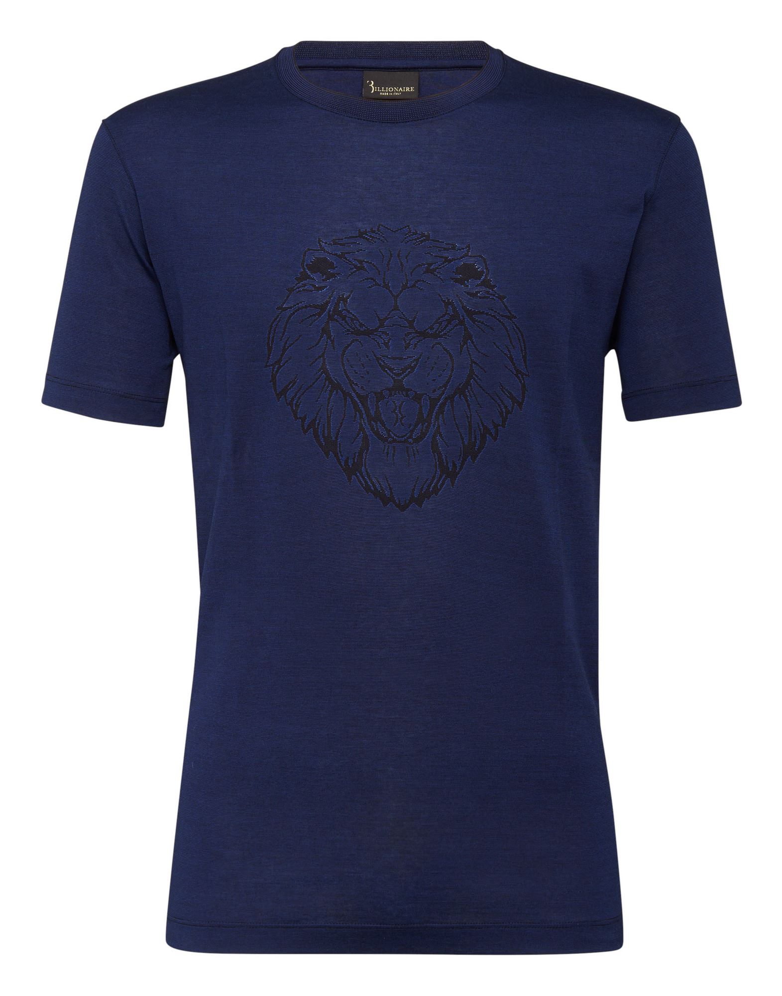 BILLIONAIRE T-shirts Herren Blau von BILLIONAIRE