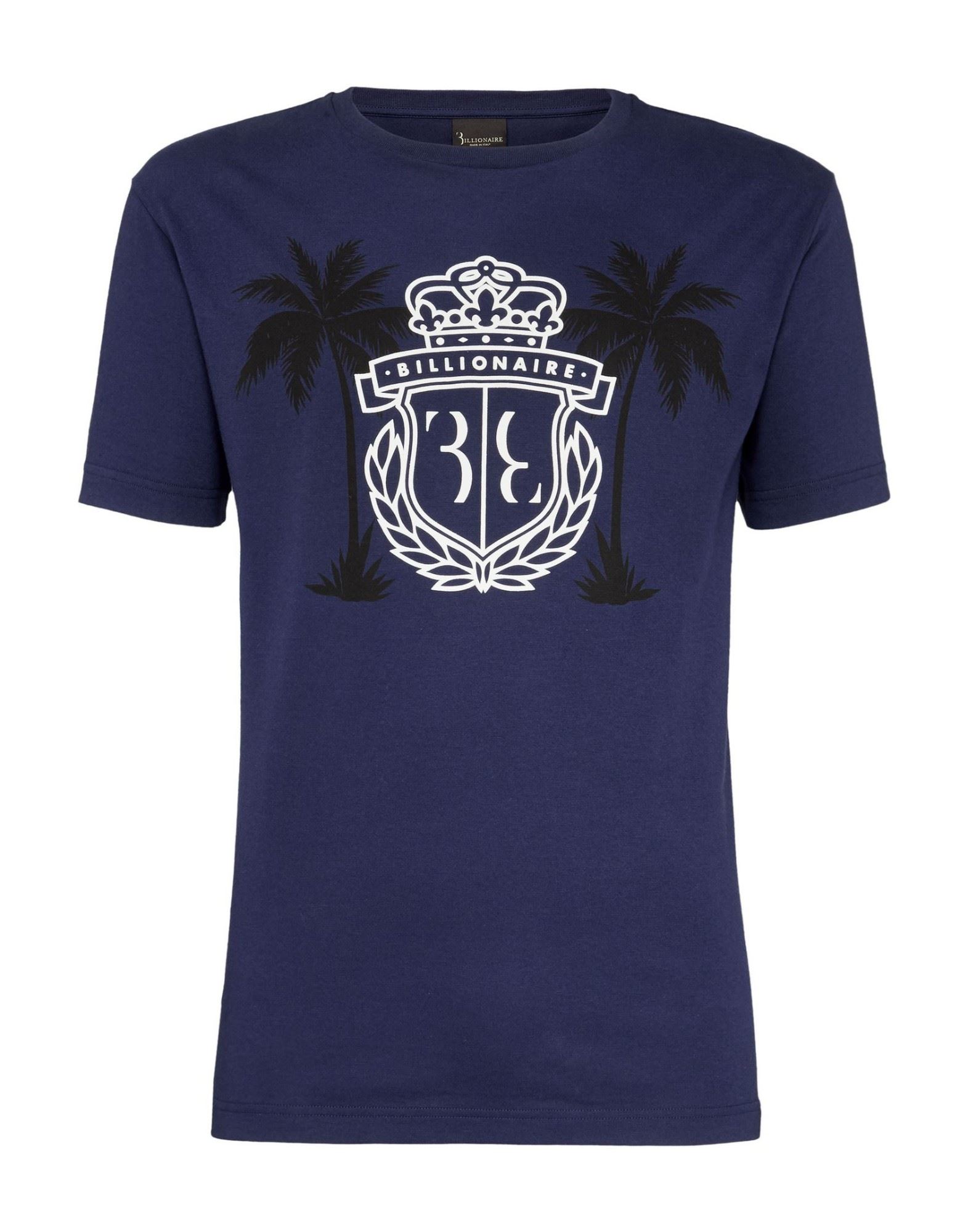 BILLIONAIRE T-shirts Herren Blau von BILLIONAIRE