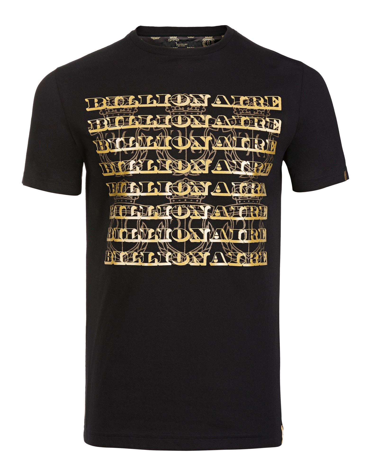 BILLIONAIRE T-shirts Herren Schwarz von BILLIONAIRE