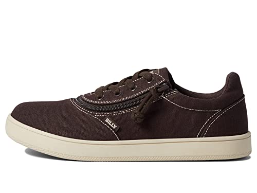 BILLY Footwear Sneaker II – Schuhe für Kinder – Obermaterial aus Synthetik, Futter, Innensohle – leichtes Segeltuch, Dunkelbraun, 46 EU BILLY Footwear Sneaker II – Schuhe für Kinder – Obermaterial aus Synthetik, Futter, Innensohle – leichtes Segeltuch, Dunkelbraun, 46 EU von BILLY Footwear