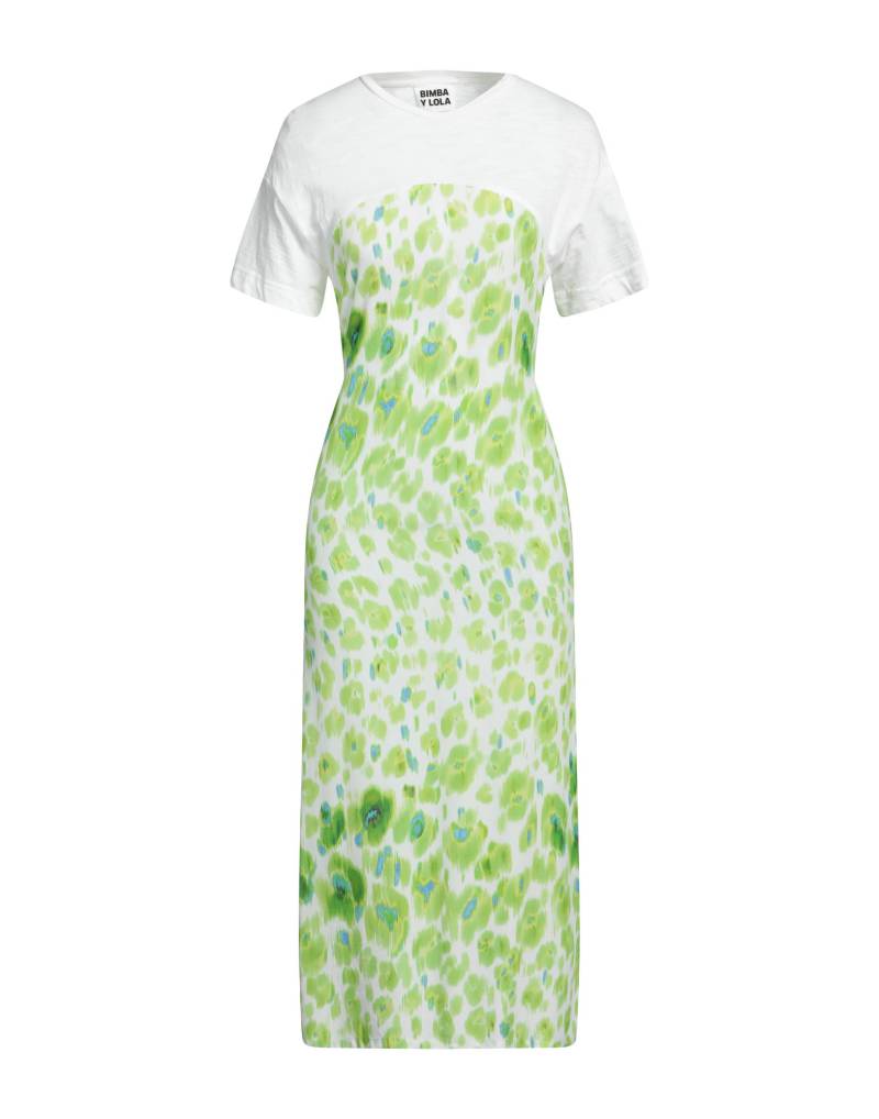 BIMBA Y LOLA Midi-kleid Damen Weiß von BIMBA Y LOLA