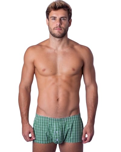 BIMONI Premium Soft Baumwolle Herren Low Rise Sexy Boxer Brief Unterhose Boxershorts Trunk Männer Hipster Unterwäsche von BIMONI