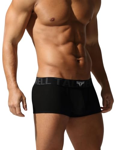 BIMONI TAUWELL Herren Boxershorts Low Rise aus RIPP-Baumwolle mit Stretch – atmungsaktiv & weich, formender U-Beutel, elastischer Logo-Bund von BIMONI