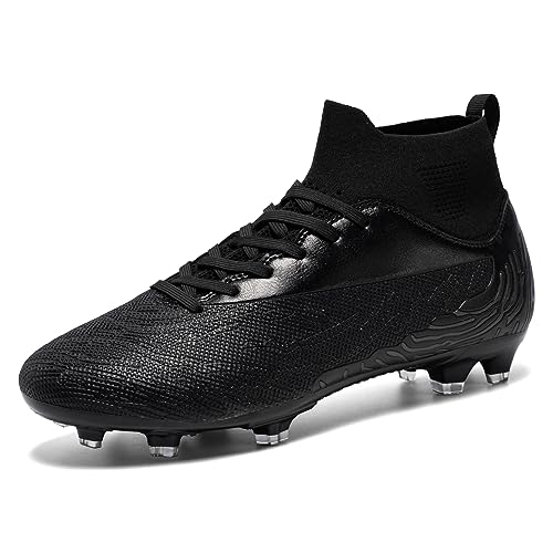 BINBINNIAO Fußballschuhe Herren Fußballschuhe Professionelle High Top Spike Cleats Junge Kinder Fußballspiel Schuhe Outdoor Sport Trainingsschuhe Fussballschuhe Sportschuhe von BINBINNIAO