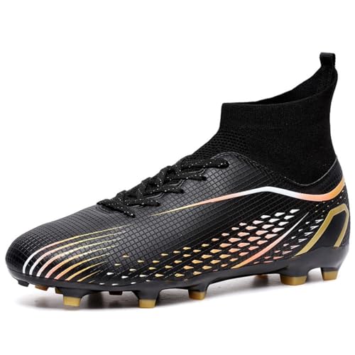 BINBINNIAO Fussballschuhe Herren Sport High Top Anti-Rutsch Herren Fußballschuhe Fußball Team Turf Schuhe Unisex Fussballschuhe für Herren von BINBINNIAO