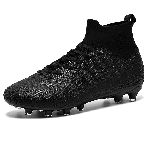 BINBINNIAO Herren High Top Fußballschuhe Damen Anti Rutsch Fußballschuhe Outdoor Sportschuhe Fußballschuhe Jugend Track und Feld Trainingsschuhe von BINBINNIAO