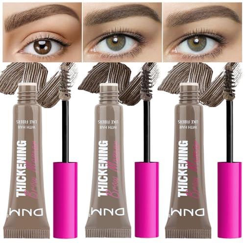 BINGBRUSH Brow Fast Sculpt Mascara Farbe Augenbrauen Volumen Mascara Wasserdicht Transferproof Augenbrauenfüllbürste von BINGBRUSH