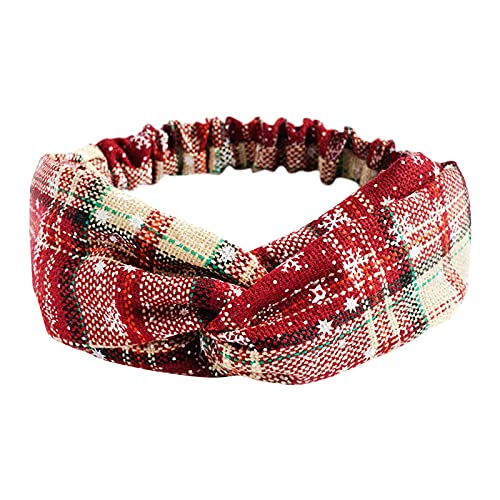 Eltern-Kind-Weihnachtshaarband-Herbst-Winter-Weihnachtsstirnband-elastischer Kopfschmuck FLw242 Haarnadel (Color : F, Size : Taille unique) von BINGDONGA