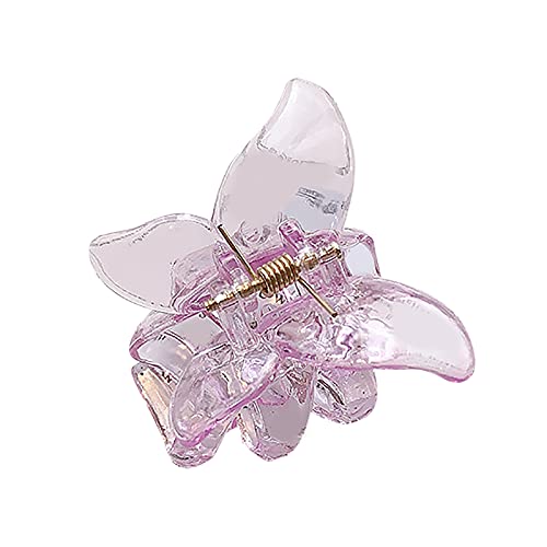 Hohle Accessoires Butterflys Clip Mädchen for Frauen Niedlich Sehr Design Legierungshaar Vintage Punkhaar Grün Metall Niedliche Haarschleifen for Kleinkinder Mädchen Haarstyling-Zubehör (Color : Purp von BINGDONGA