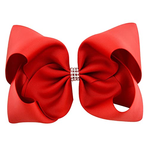 Kleinkind-Haare for kleine glänzende Clips Glitzer-Accessoires Handgemachte Kinder Teen Ribbon Bows Big Girls Cheer Hair Ties Haarstyling-Zubehör (Color : G-B, Size : Taille unique) von BINGDONGA