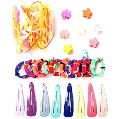 Mädchen Kreative Haarkombination Candy Band Rubber Accessoires Minimalistische Accessoires Haar Kopfschmuck Candy Haarnadel Farbe Farbset Baby Haarspangen for Mädchen Haarstyling-Zubehör (Color : A-1 von BINGDONGA