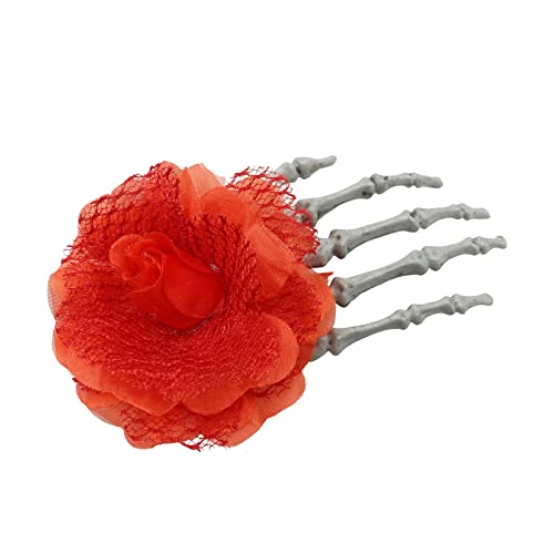 New Imitation Pink Series Rose Hair Comb Simple Hair Accessories Forest Series Bridal Comb Clip Rose Flower Hair Clip Women Rose Flower Hair Accessories No Slip Hair Clip Haarschmuck (Color : A-3, S von BINGDONGA