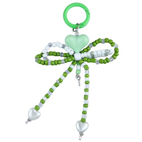 Bowknot Beaded Keychain Accessory Key Decors Wallet Accessory Pendant Handbag Charm Bead Suitable For Friend And Family von BINGGA