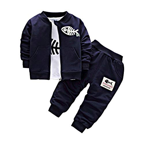 Neugeborene Baby Jungen Mantel + Hosen + Hemden Bekleidungsset kleinkinder Kausal 3 Teile Outfits von BINIDUCKLING