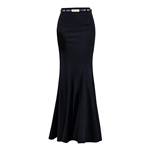 BININBOX Klassischer Bodycon-Stretchrock für Damen – Hochtailliert, Fischschwanz-Design, perfekt für Abendpartys und Büro von BININBOX