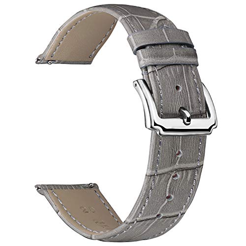 BINLUN Leder Uhrenarmband Schnellwechsel-Lederarmband Ersatz für Herren Damen 10mm, 12mm, 14mm, 15mm, 16mm, 17mm, 18mm, 19mm, 20mm, 21mm, 22mm, 23mm mit 12 Farben von BINLUN