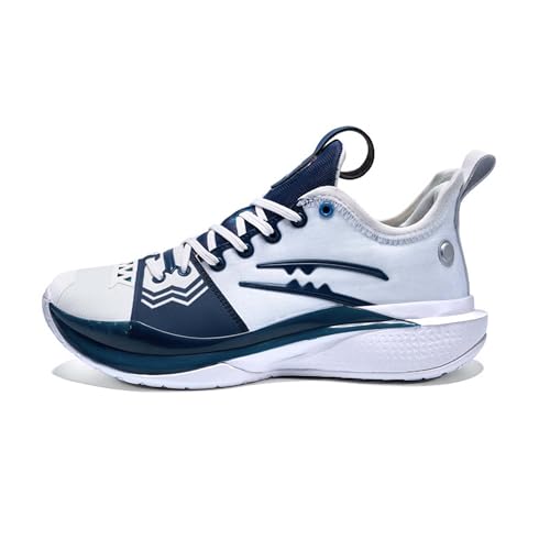 BINQER Niedrig geschnittene, Rutschhemmende Basketballschuhe for Herren in Mesh-Farben(Blue,45 EU) von BINQER