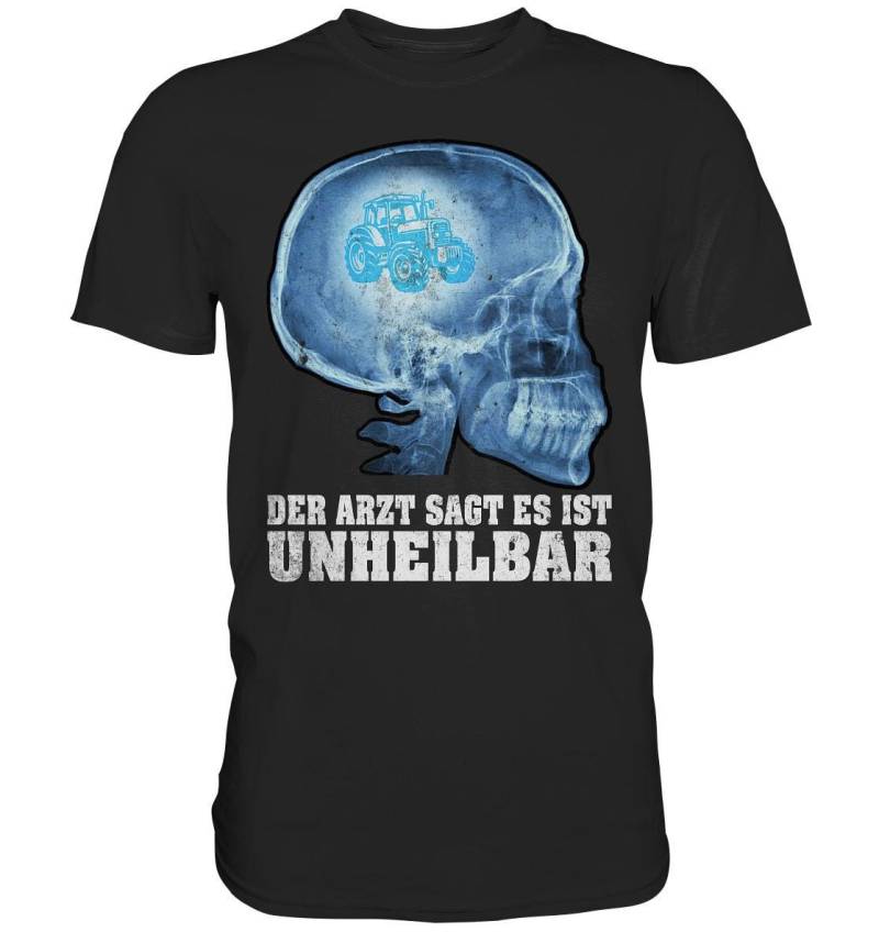 Der Arzt Sagt Es Ist Unheilbar T-Shirt | Xray Röntgenbild Design Traktor Shirt Hobby Bauer Landwirt Geschenkidee Trecker von BINYAShop