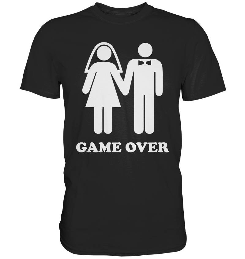Game Over - Jga Junggesellenabschied Männer Hochzeit Ehe Bräutigam T-Shirt von BINYAShop
