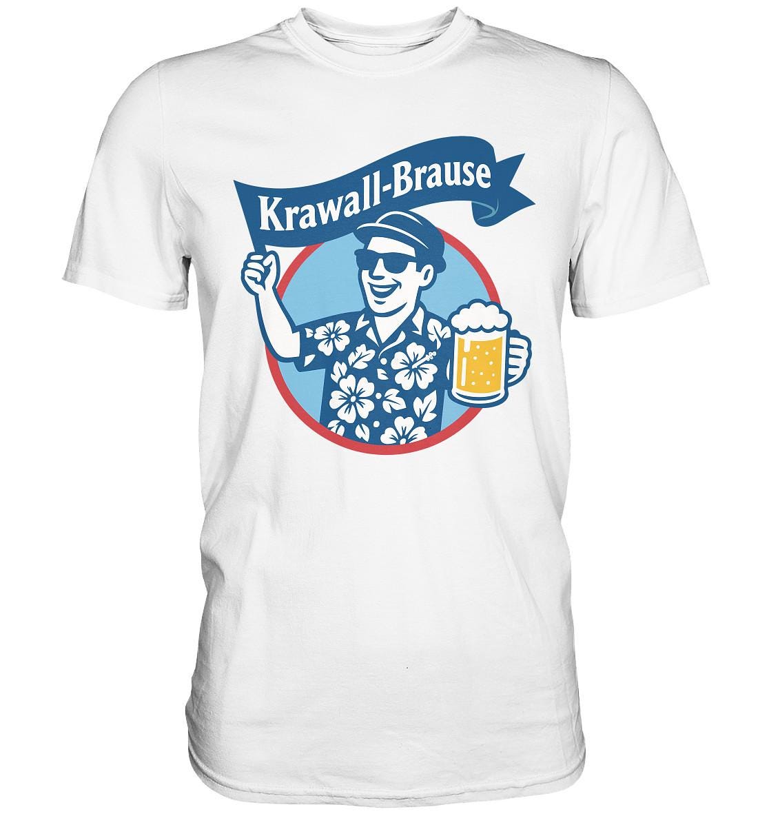 Krawall Brause Shirt | Lustiges Bier Tshirt Funshirt Männer Party Geschenk Für Bierliebhaber Festival Outfit Spaß Unisex von BINYAShop