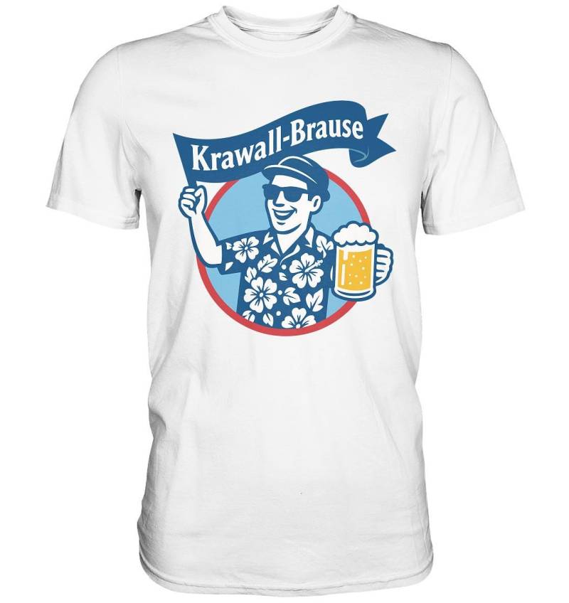 Krawall Brause Shirt | Lustiges Bier Tshirt Funshirt Männer Party Geschenk Für Bierliebhaber Festival Outfit Spaß Unisex von BINYAShop