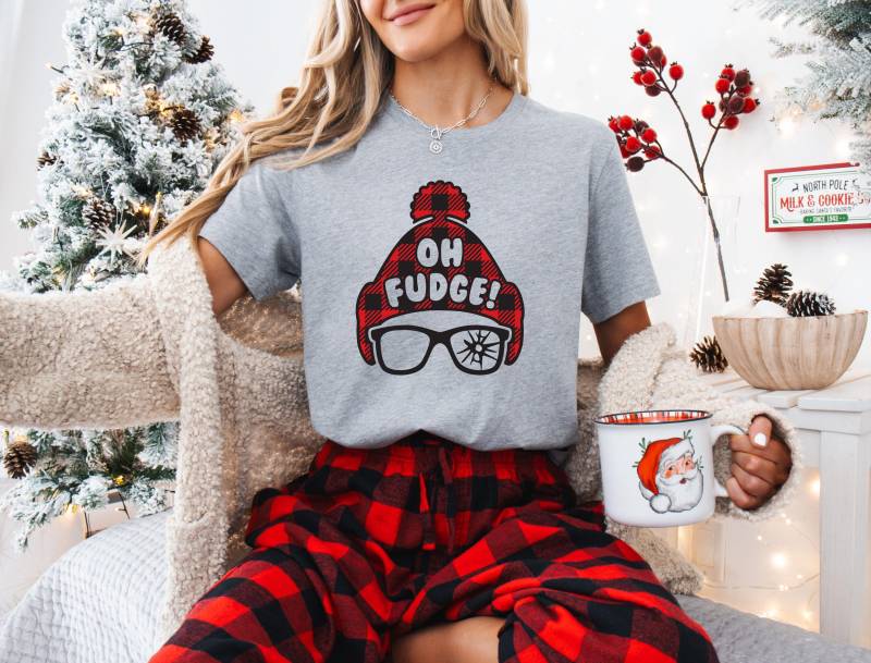 Oh Fudge T-Shirt | Lustiges Weihnachts Shirt Merry Christmas Geschenkidee Weihnachten Für Frauen Xmas Geschenk von BINYAShop