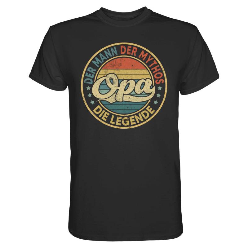 Opa - Der Mann Der Mythos Die Legende | Geschenk Lustiges T-Shirt Großvater Shirt Retro Design Vatertag Outfit Witzig von BINYAShop