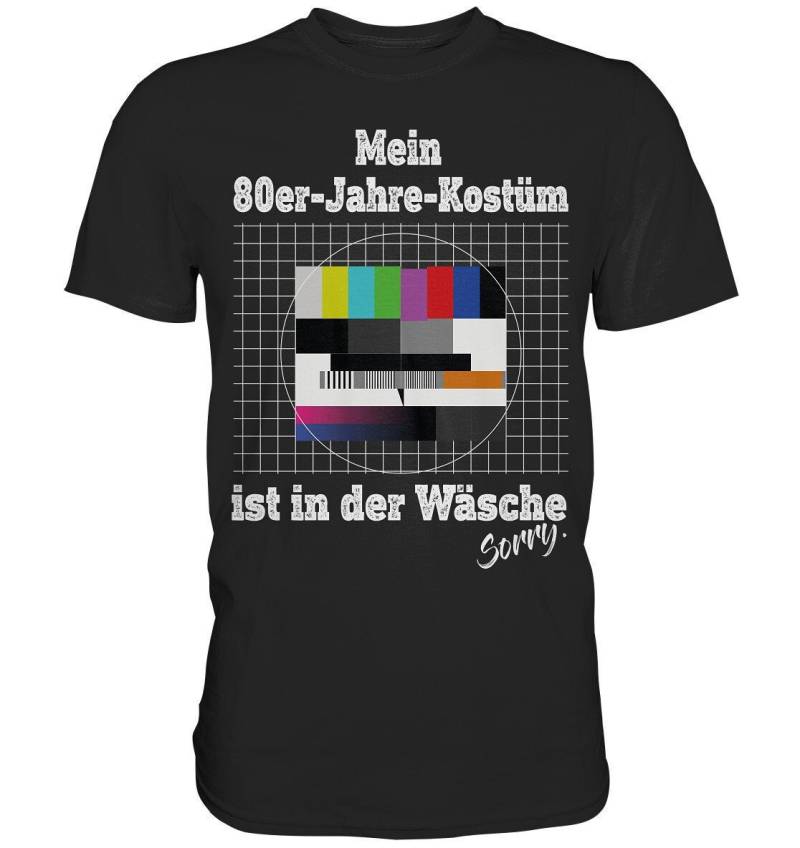 Testbild 80Er Jahre Kostüm Ist in Der Wäsche Retro Outfit Premium T-Shirt von BINYAShop
