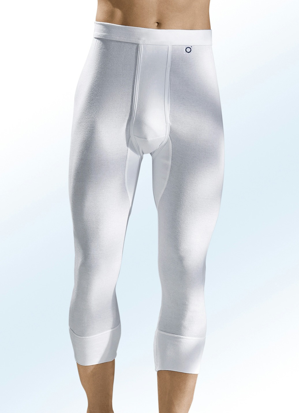 Pfeilring Zweierpack Unterhosen, 3/4-lang, aus Feinripp, weiß, Weiss, Größe 10 von BIO BY PFEILRING