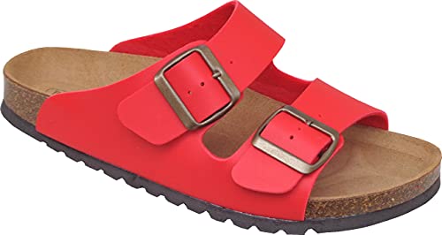 BIO Menphis Damen Sandalen Cork Sole 4061 - ROT 38 von BIO Menphis