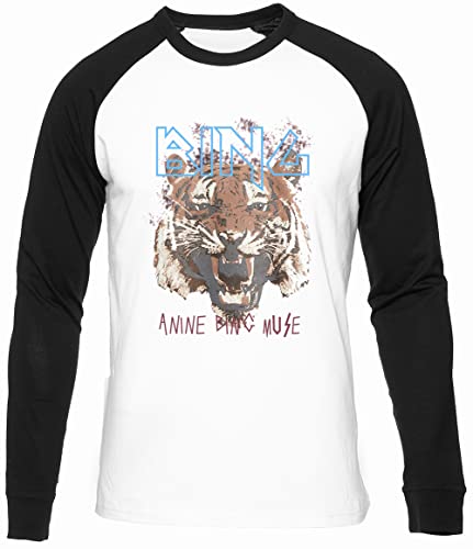 Anine Bing Männer Frauen Unisex Baseball T-Shirt Weiß Schwarze Ärmel Rundhals Men Women White Round Neck Anine Bing Männer Frauen Unisex Baseball T-Shirt Weiß Schwarze Ärmel Rundhals Men Women White Round Neck von BIOCLOD