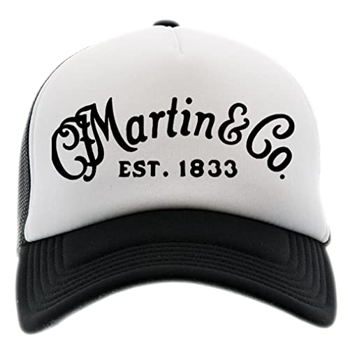BIOCLOD C. F. Martin Guitars Männer Frauen Unisex Baseball Kappe Schwarz Weiss Men Women Cap Black White von BIOCLOD
