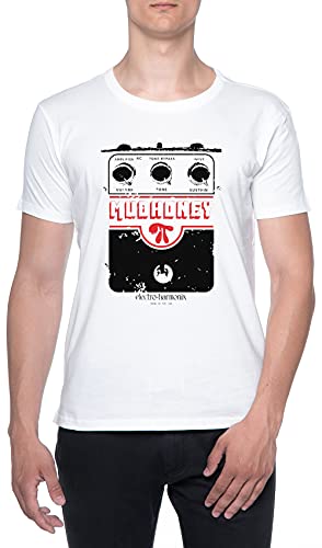Mudhoney Electro Harmonix Männer T-Shirt Weiß Rundhals Men White Round Neck L von BIOCLOD